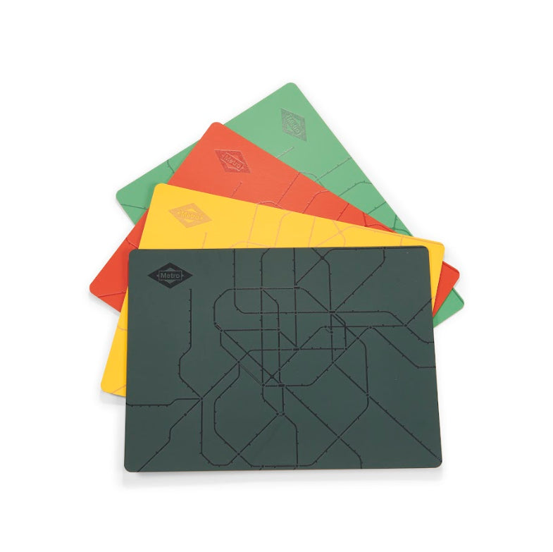 Set manteles individuales Metro de Madrid