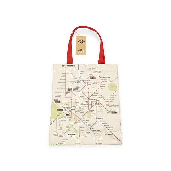 Metro de Madrid map bag