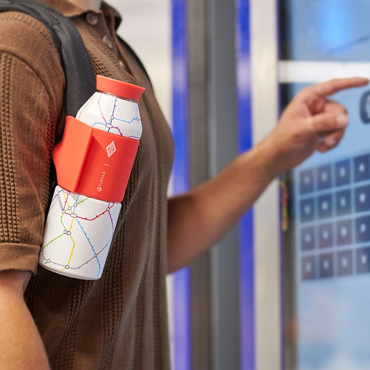 Botella termo Closca Travel edición Metro de Madrid 450 ml.