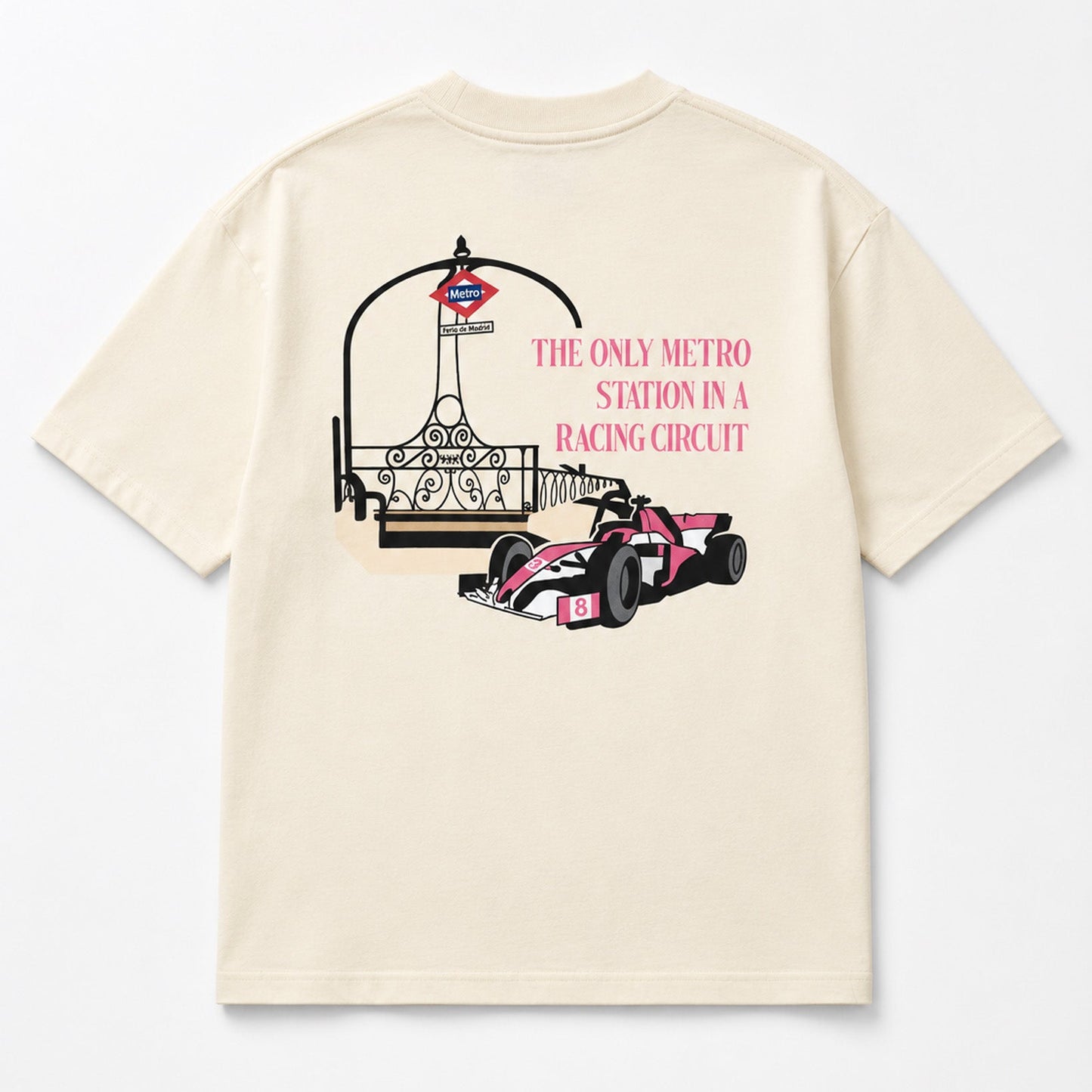 Beige F1 Portico Gran Via T-shirt