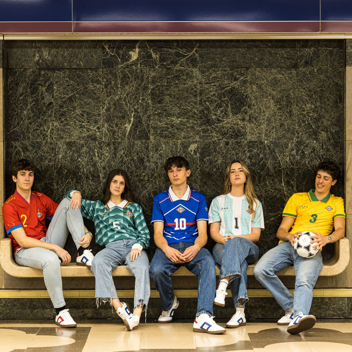 Camiseta retro "Metro FC" Línea 2