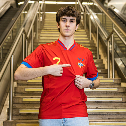 Camiseta retro "Metro FC" Línea 2