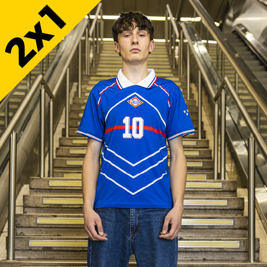 Camiseta retro "Metro FC" Línea 10