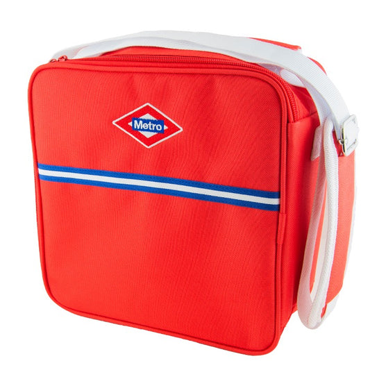 Tartera "Metro de Madrid" roja