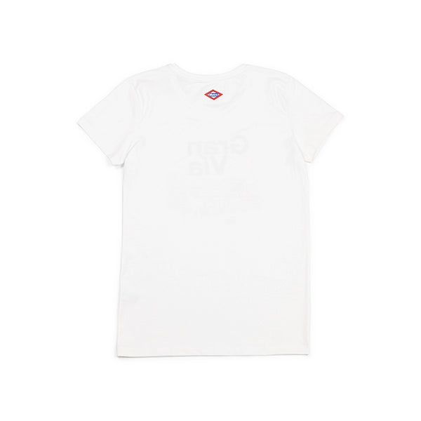 Camiseta Gran Vía blanca