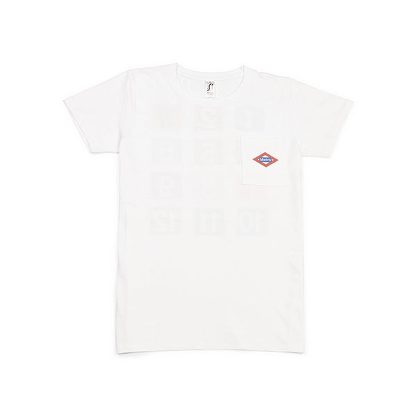 Pocket t-shirt "12 lines"