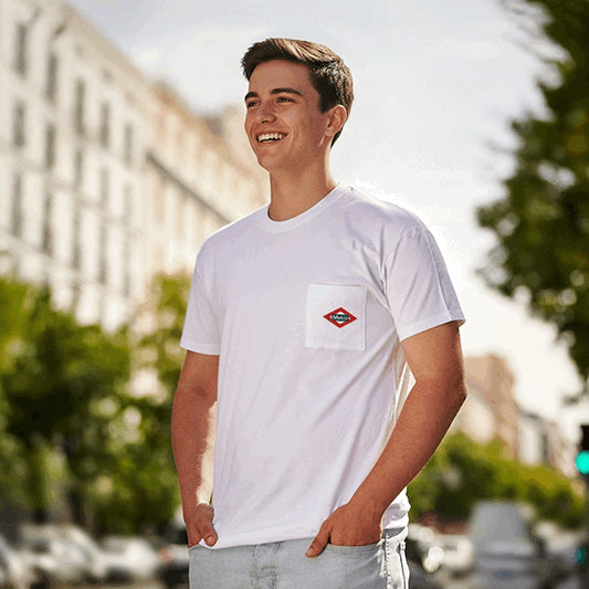 Camiseta con bolsillo 12 líneas