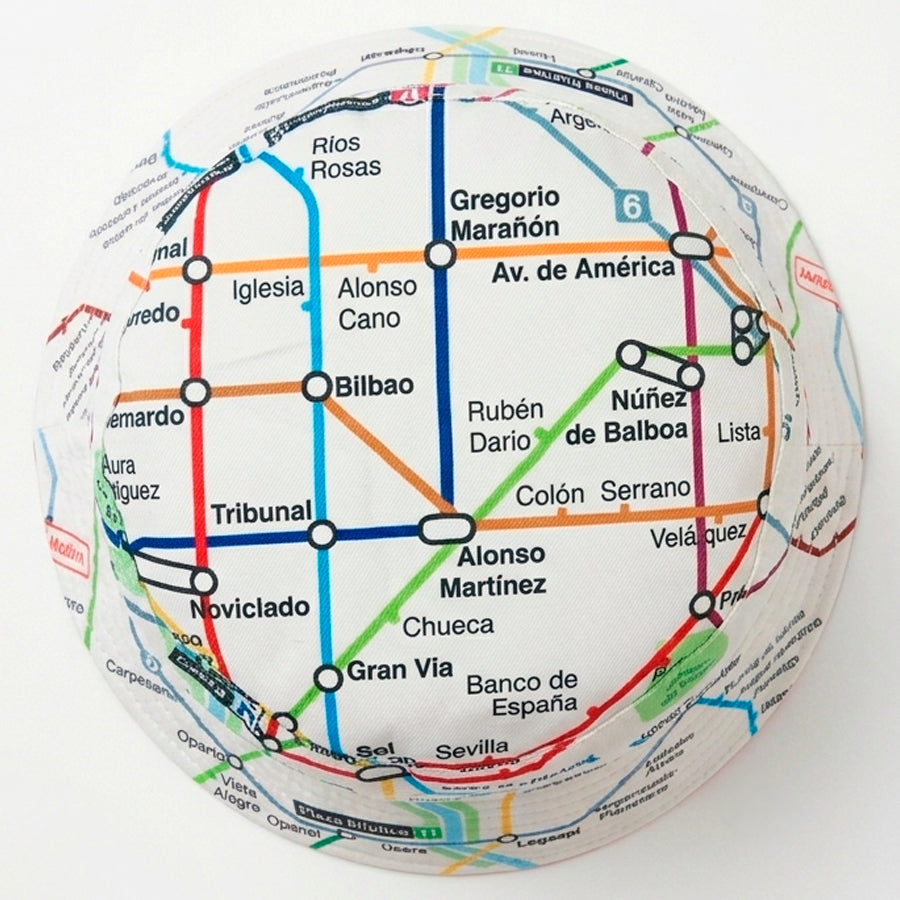 Gorro bucket Metro de Madrid