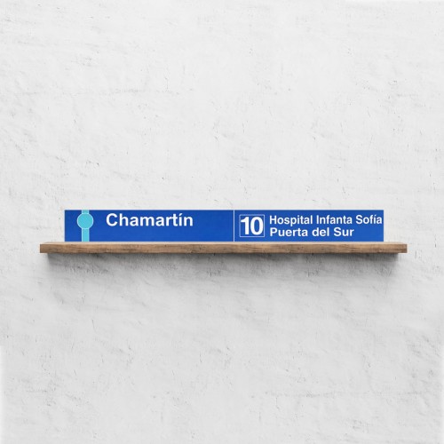 Lama estación "Chamartín" línea 1
