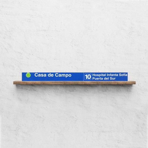Lama estación "Casa de Campo" Línea 5