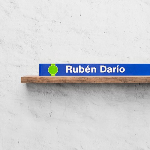 Rubén Darío sign Line 5