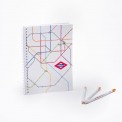 Cuaderno plano Metro de Madrid