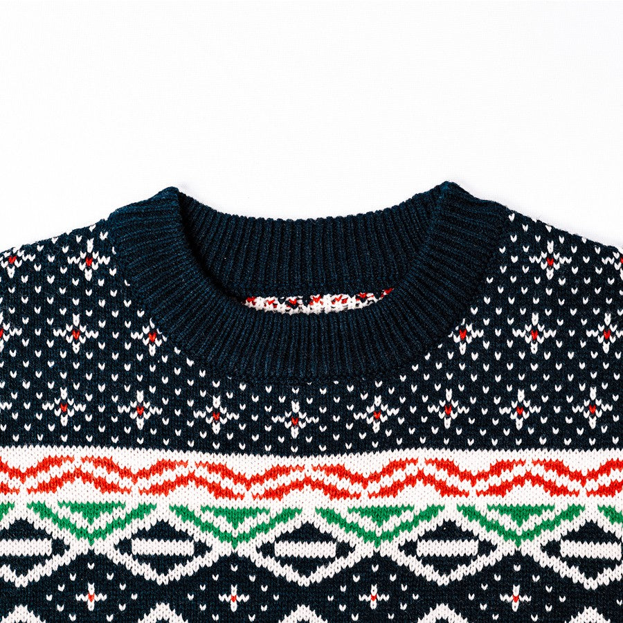 Jersey navideño bolas y trenes