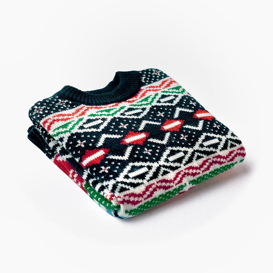 Metro de Madrid Christmas Sweater Kids version