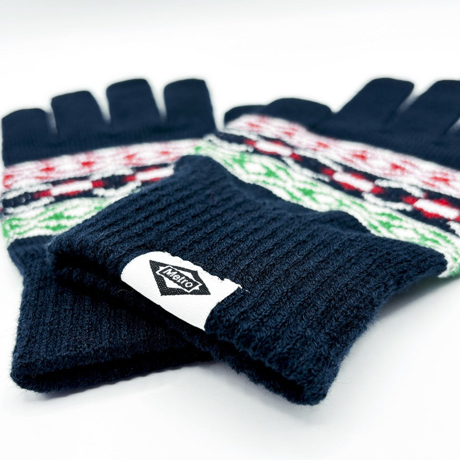 Guantes navideños Metro de Madrid