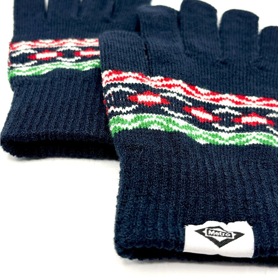 Guantes navideños Metro de Madrid