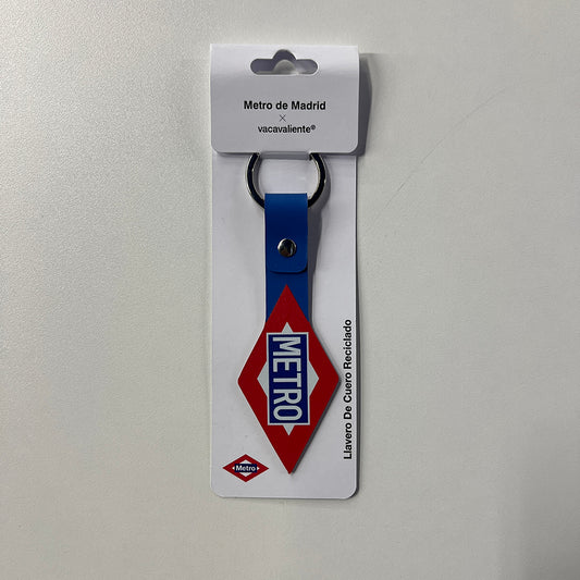 Llavero logo clásico Metro de Madrid