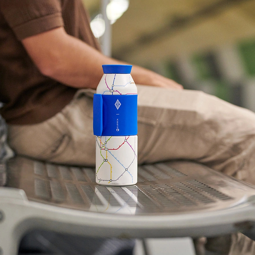Thermal bottle Closca Travel Metro de Madrid edition