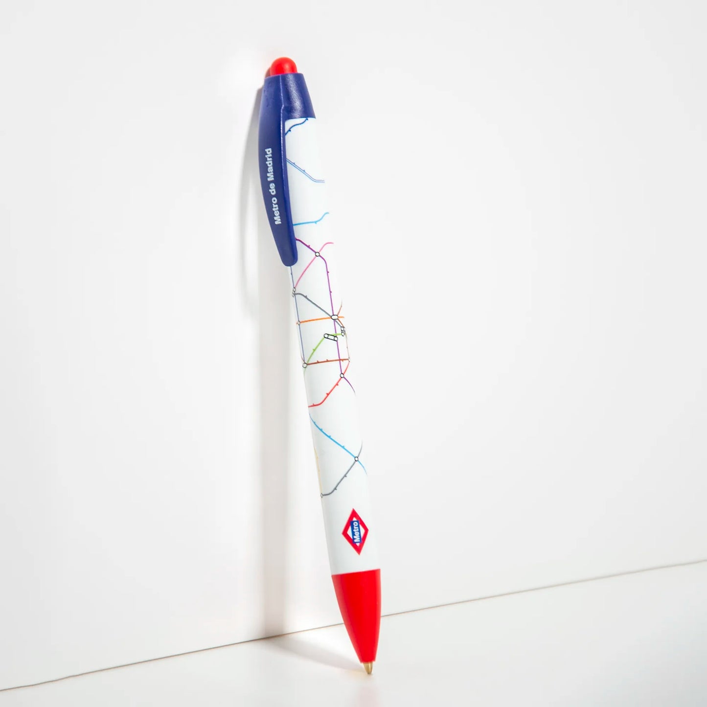 Bolígrafo  plano Metro de Madrid