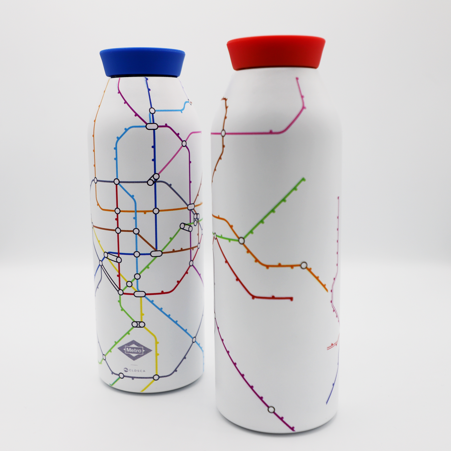 Botella termo Closca Minimal edición Metro de Madrid 450 ml.
