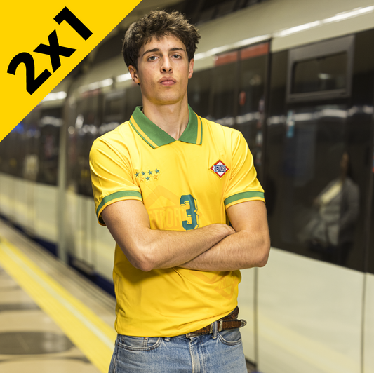 Camiseta retro "Metro FC" Línea 3