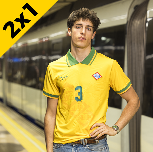 Camiseta retro "Metro FC" Línea 3