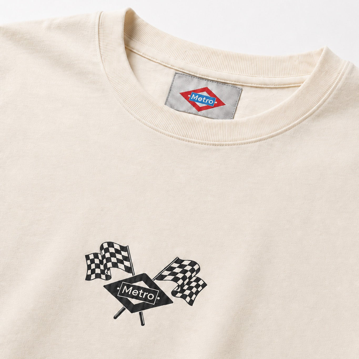 Camiseta Racing beige Pórtico