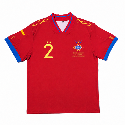 Camiseta retro "Metro FC" Línea 2 Edición Especial Campeones del Mundo
