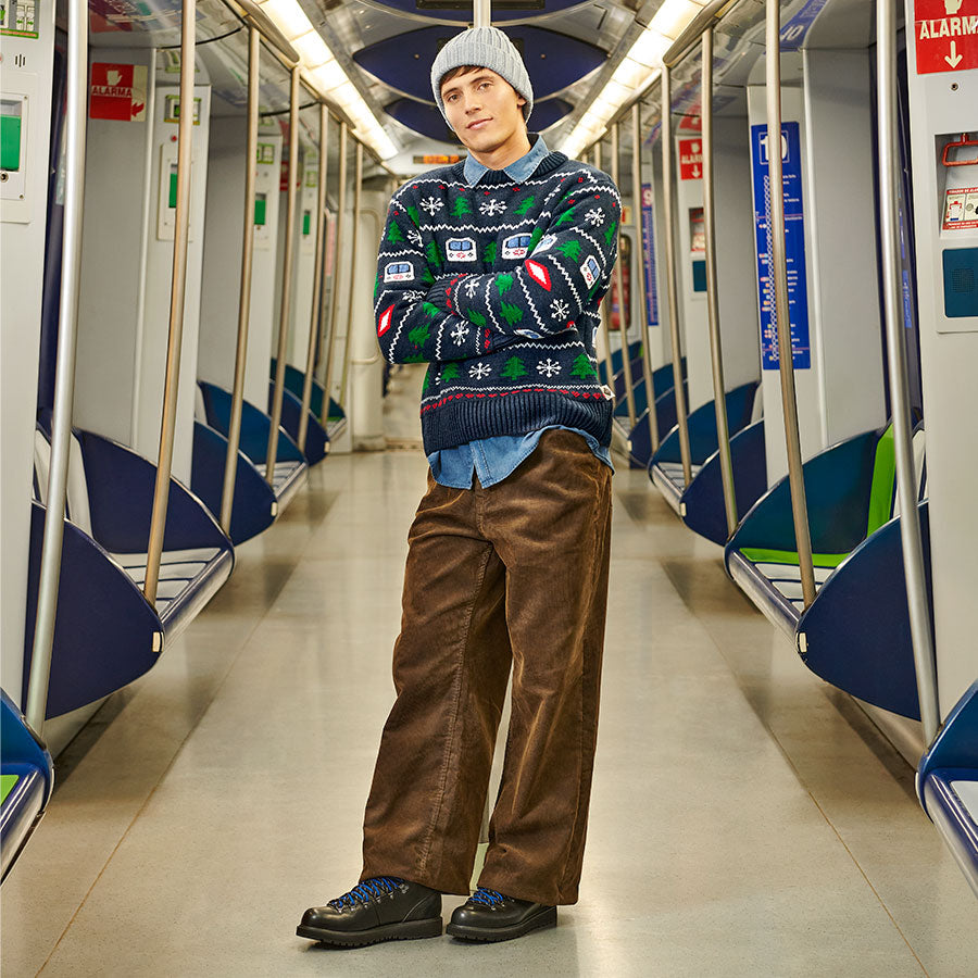 Metro de Madrid Christmas Sweater
