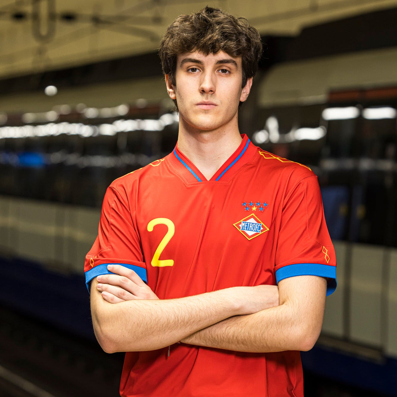 Camiseta retro "Metro FC" Línea 2