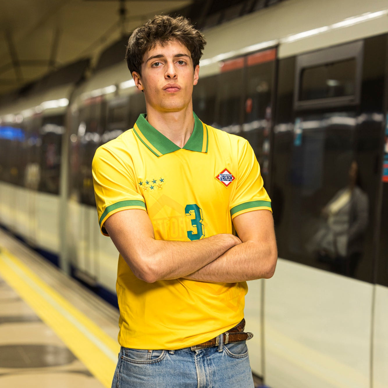 Camiseta retro "Metro FC" Línea 3
