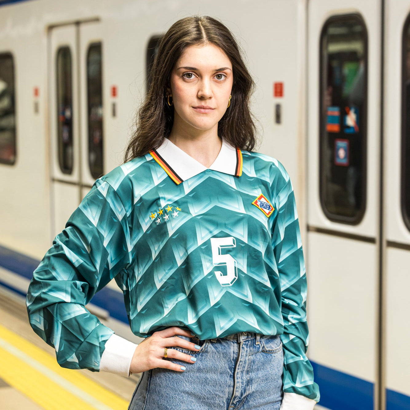 Camiseta retro "Metro FC" Línea 5