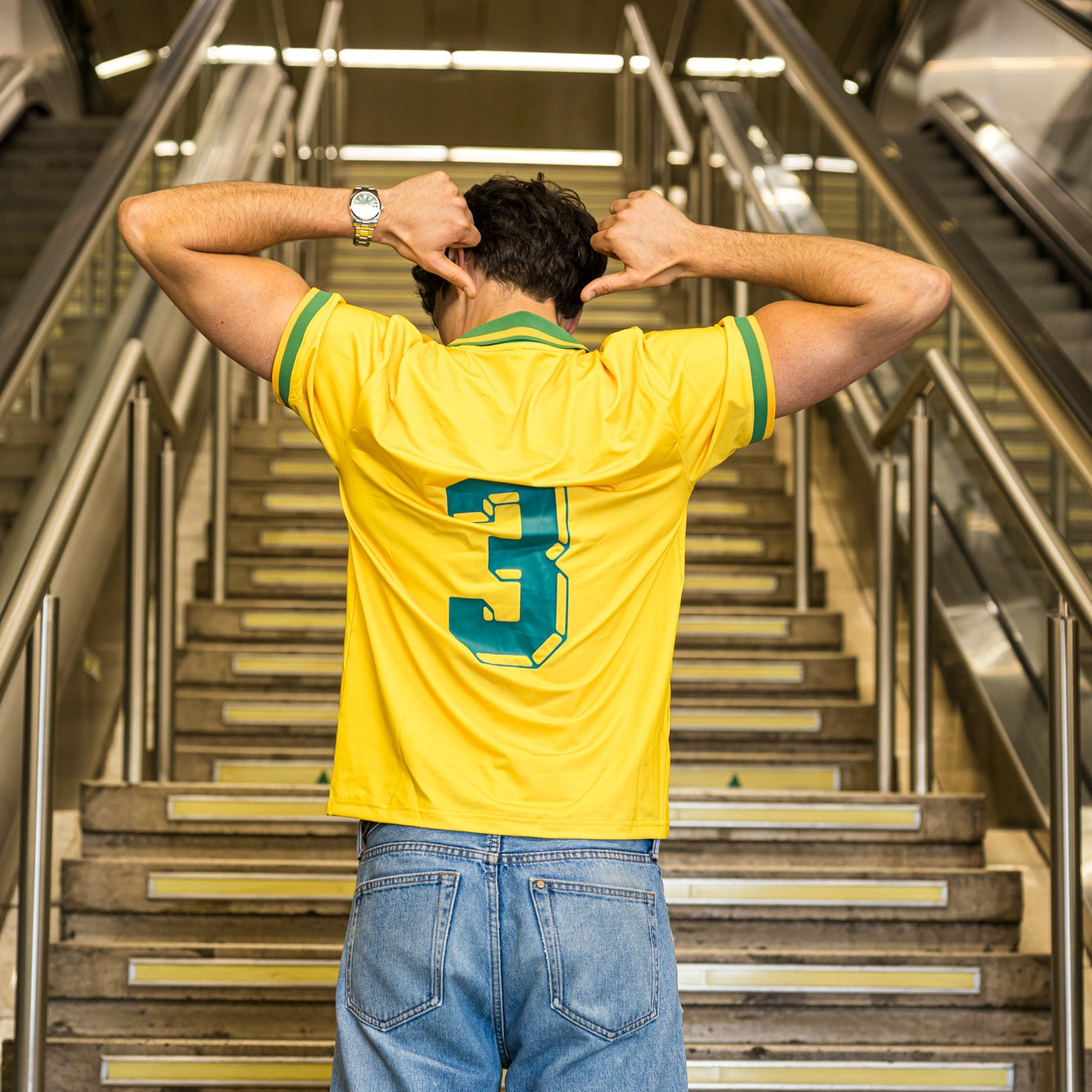 Camiseta retro "Metro FC" Línea 3