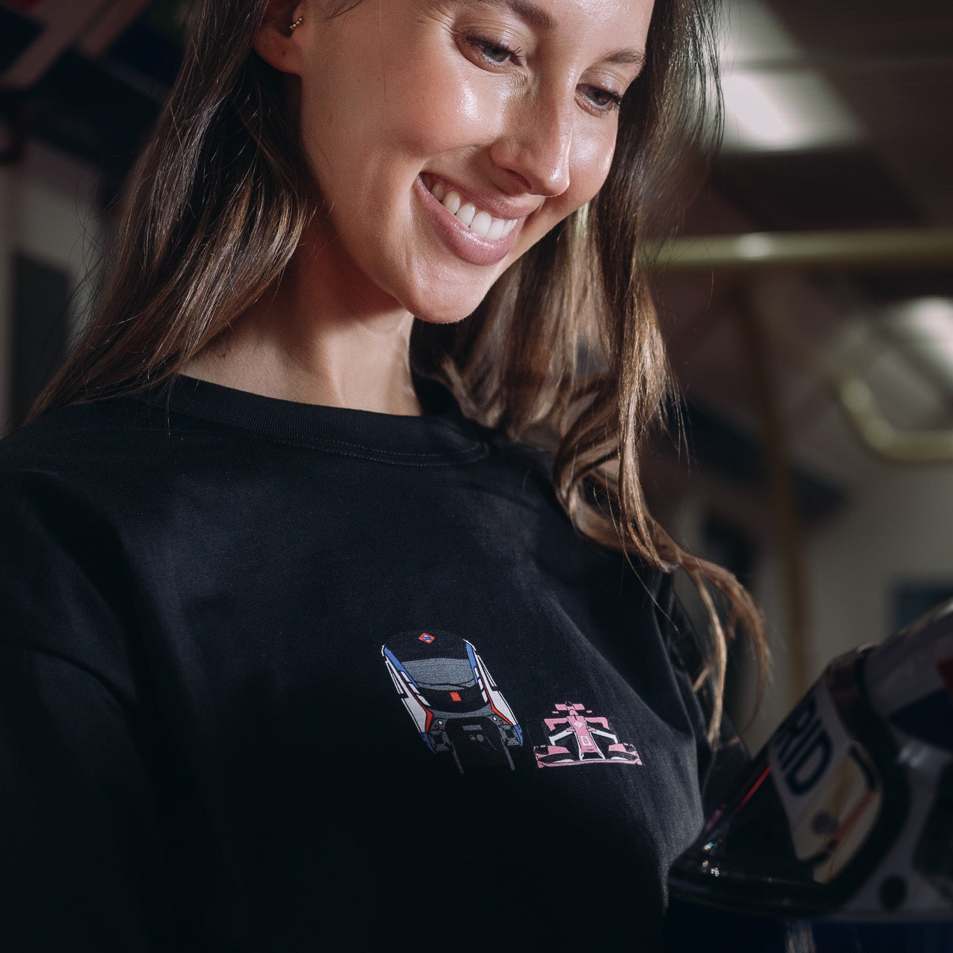 Black F1 Faster Metro de Madrid T-shirt
