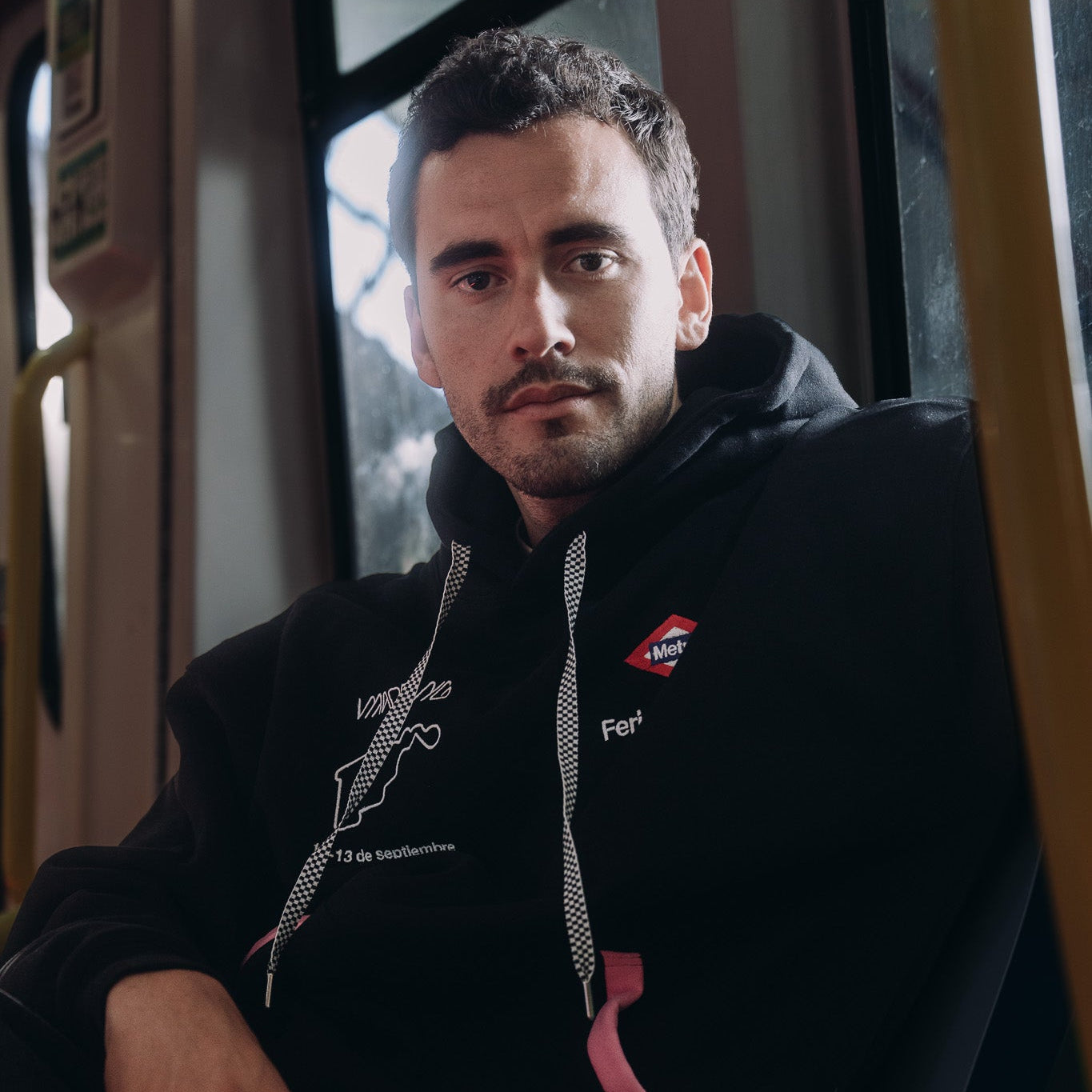 Black Madrid Metro Circuit Hoodie