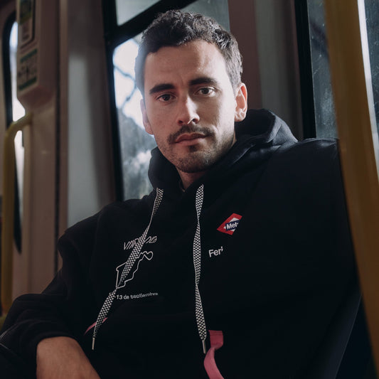 Black Madrid Metro Circuit Hoodie