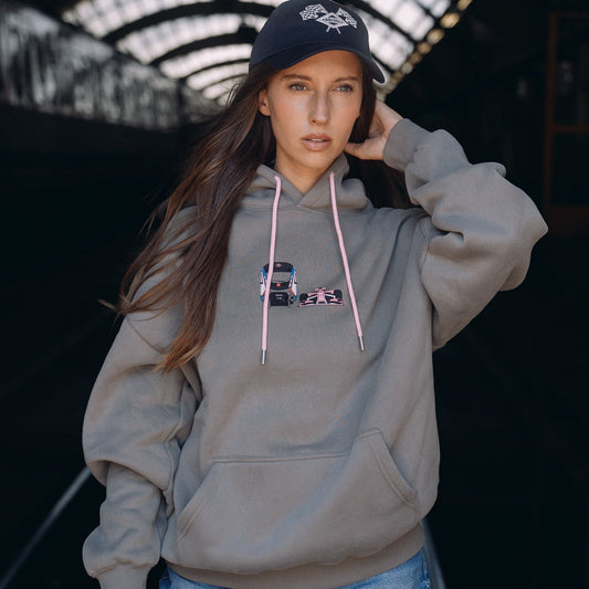 Grey F1 Faster Metro de Madrid Hoodie