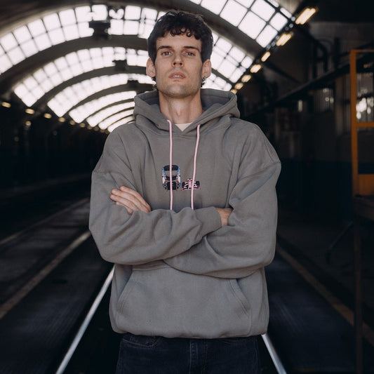 Sudadera Racing Gris Faster Metro de Madrid