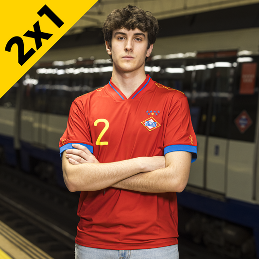 Camiseta retro "Metro FC" Línea 2