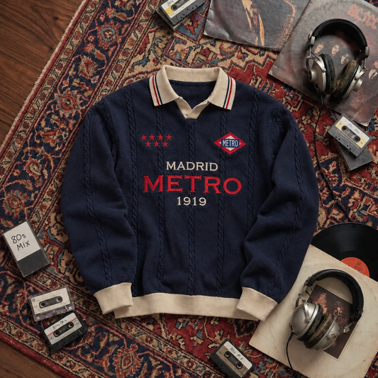 Metro de Madrid anniversary jumper