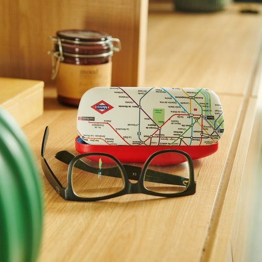 Funda de Gafas Plano Metro de Madrid