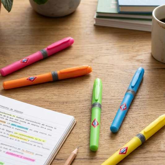 BIC highlighters Metro de Madrid edition
