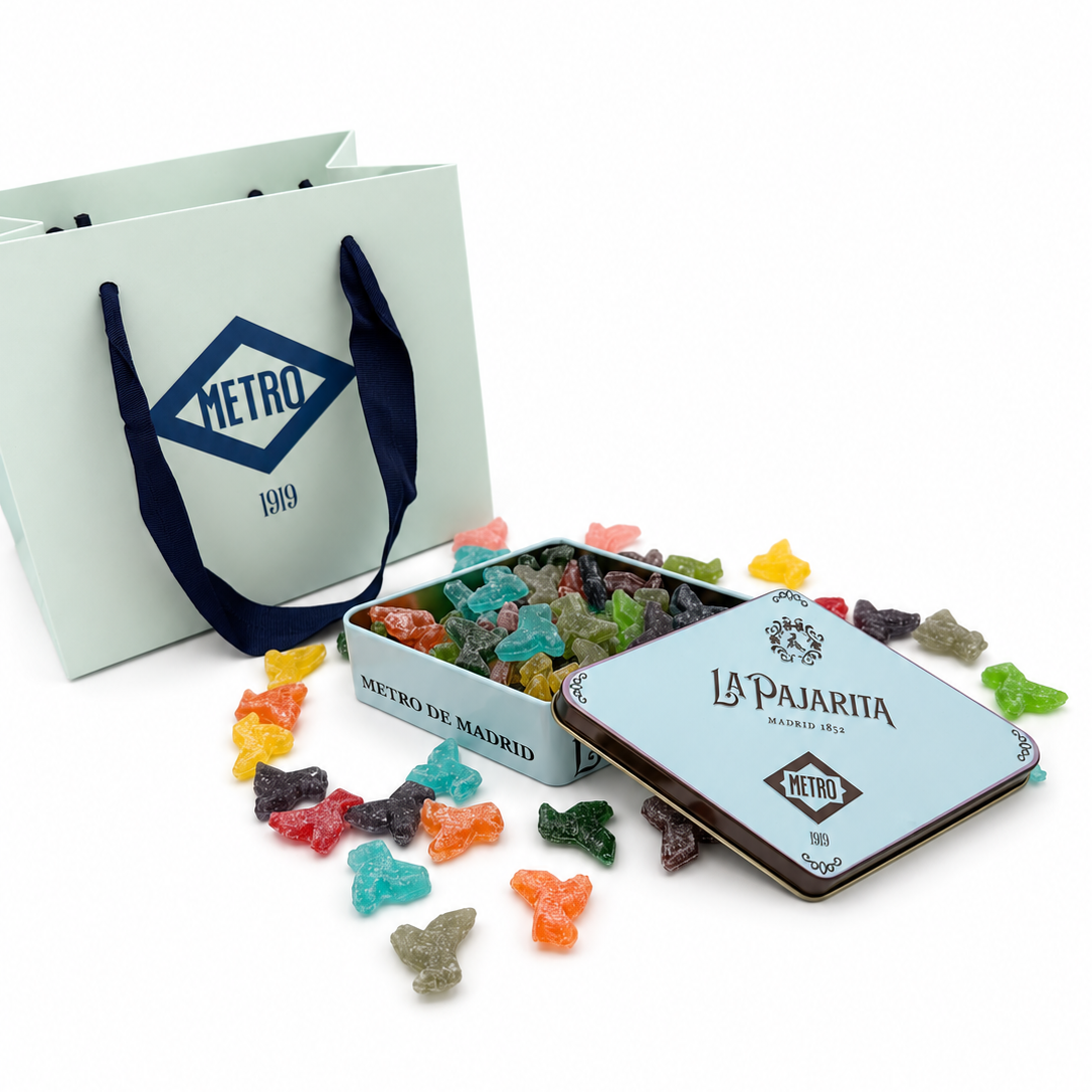 Box of Parajita candies Metro x La Pajarita