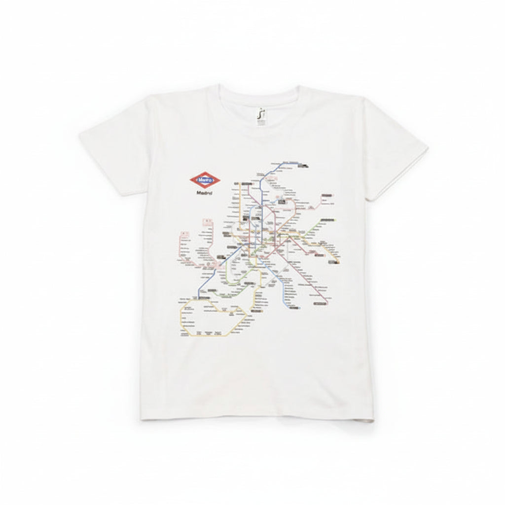 Camiseta plano metro