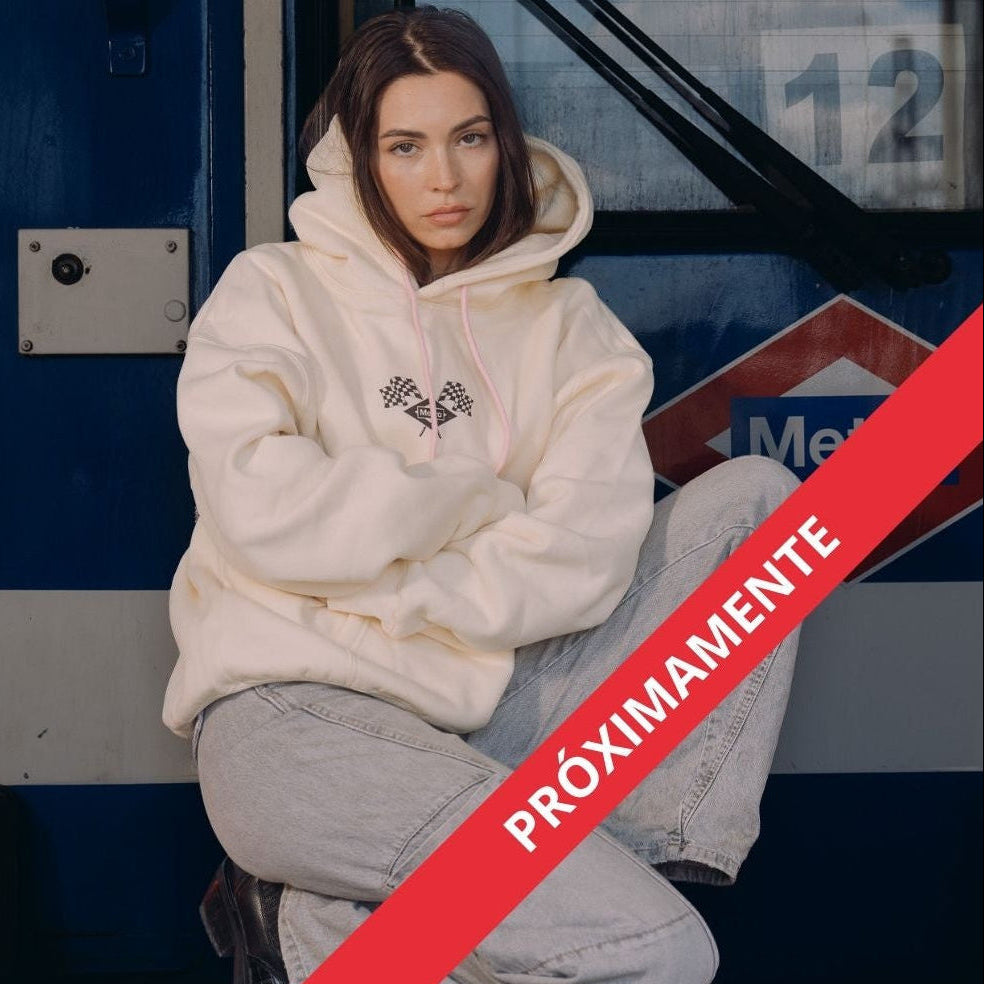Beige F1 Portico Gran Vía Hoodie