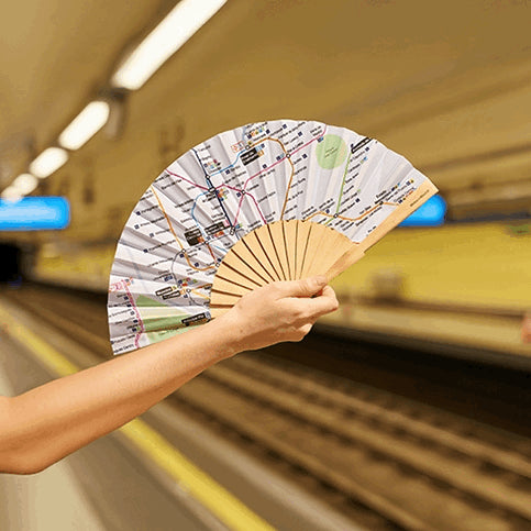 Abanico plano Metro de Madrid