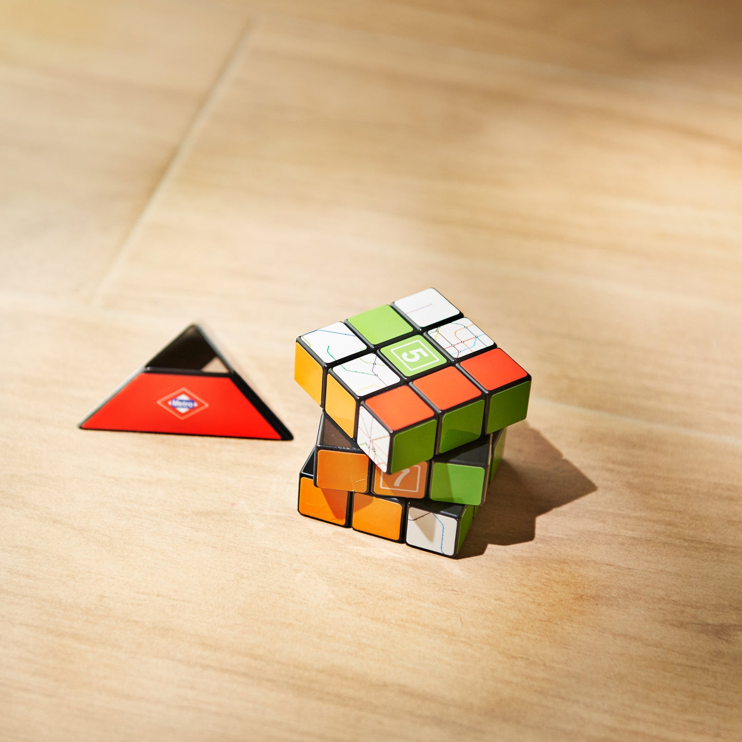 Cubo de Rubik oficial Metro de Madrid