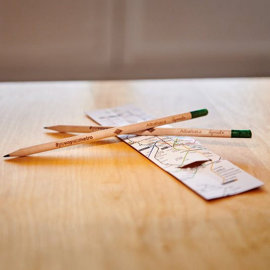 Plantable pencil Metro de Madrid