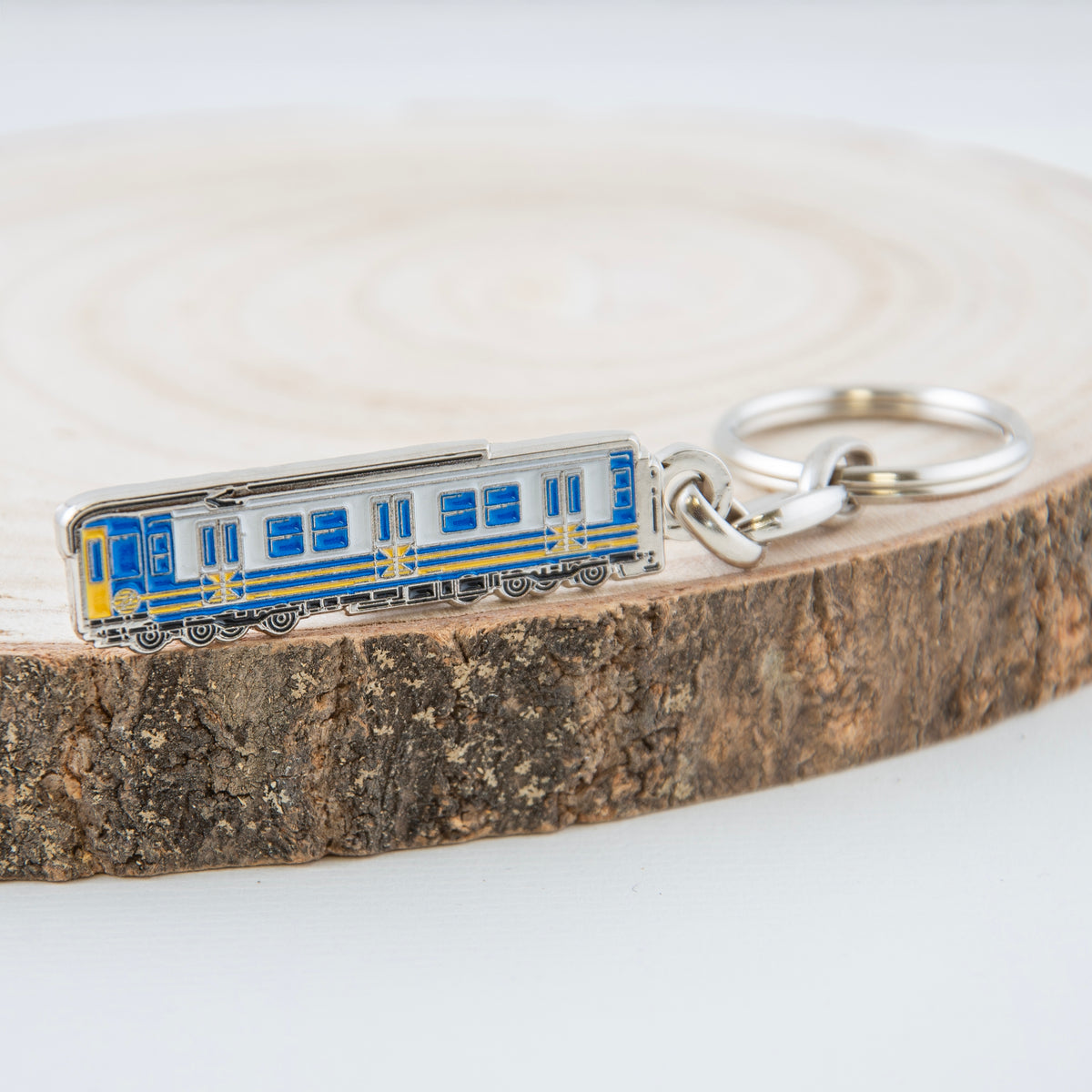 Colección llaveros metal trenes históricos Metro de Madrid (Edición limitada)
