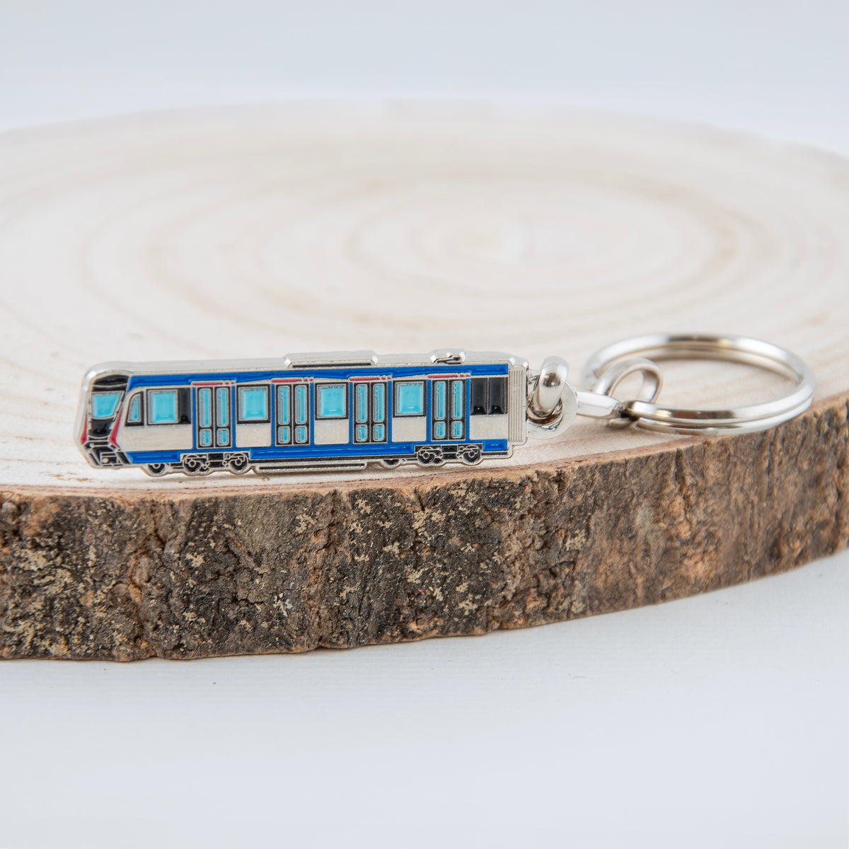 Colección llaveros metal trenes históricos Metro de Madrid (Edición limitada)